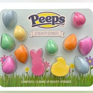 Peeps 12-Pack Colorful Makeup Beauty Sponges - Pastel Multicolor